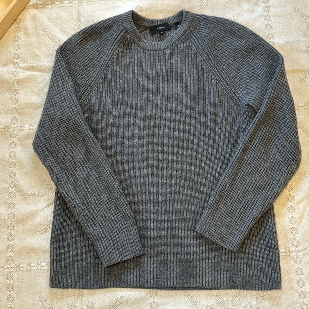 Vince. Wool/Cashmere Medium Mens Sweater